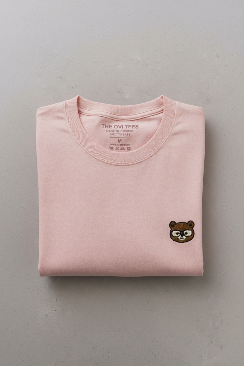 Doblada rosa claro